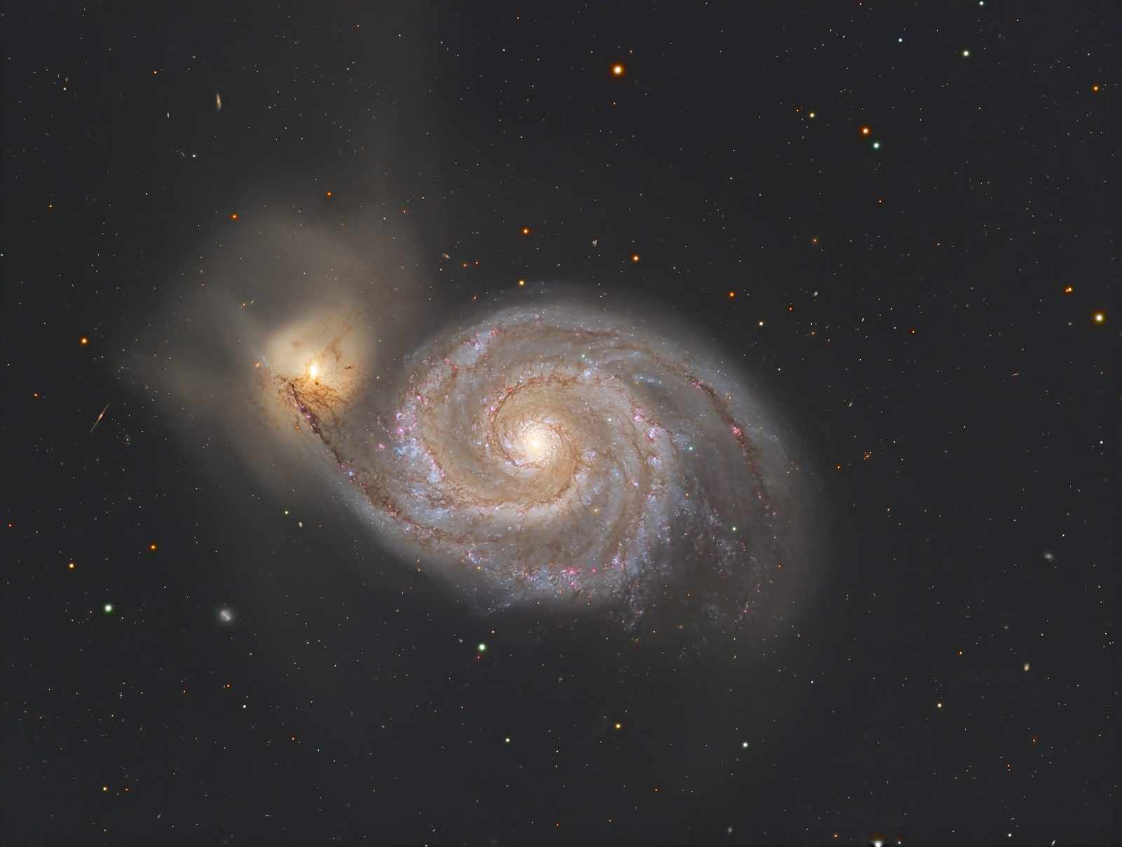 M51 The Wirlpool Galaxy